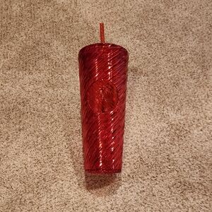 starbucks|holiday red swirl cold cup|venti (24 oz.)